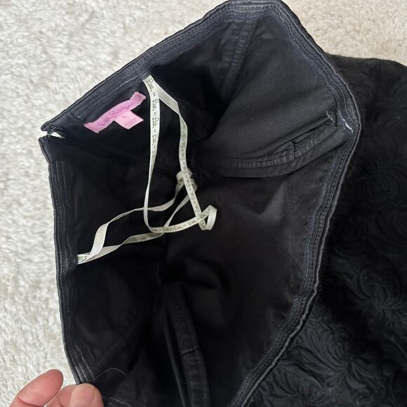 Lilly Pulitzer Little Black Dress LBD Evelyn Sheath Strapless Brocade 0 XS - Picture 8 of 11